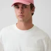 Baseballkappe mit gewaschenem Logo