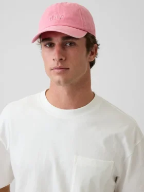 Baseballkappe mit gewaschenem Logo