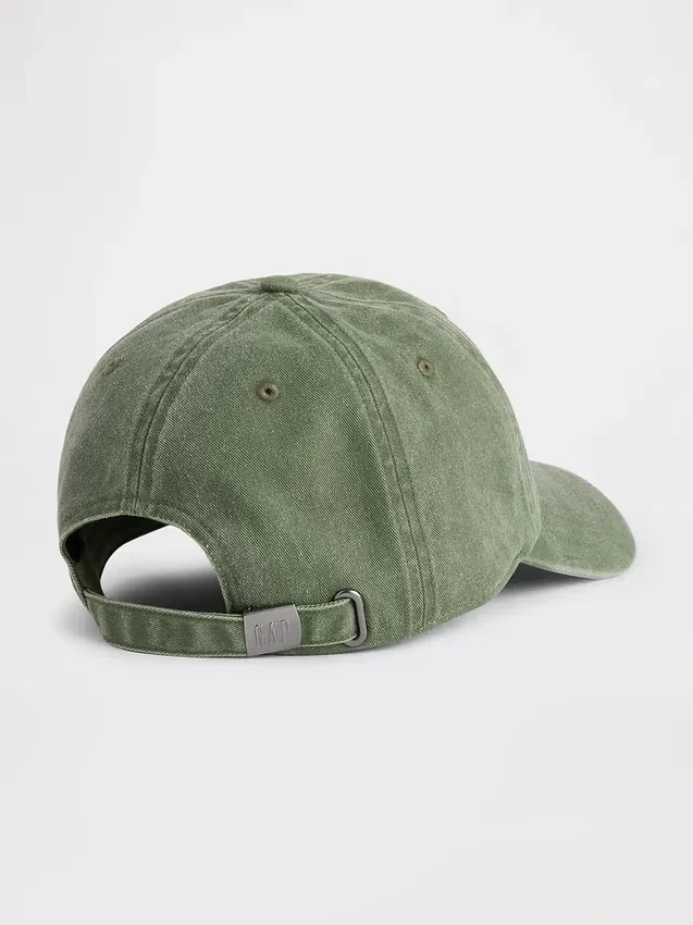 Baseballkappe mit gewaschenem Logo