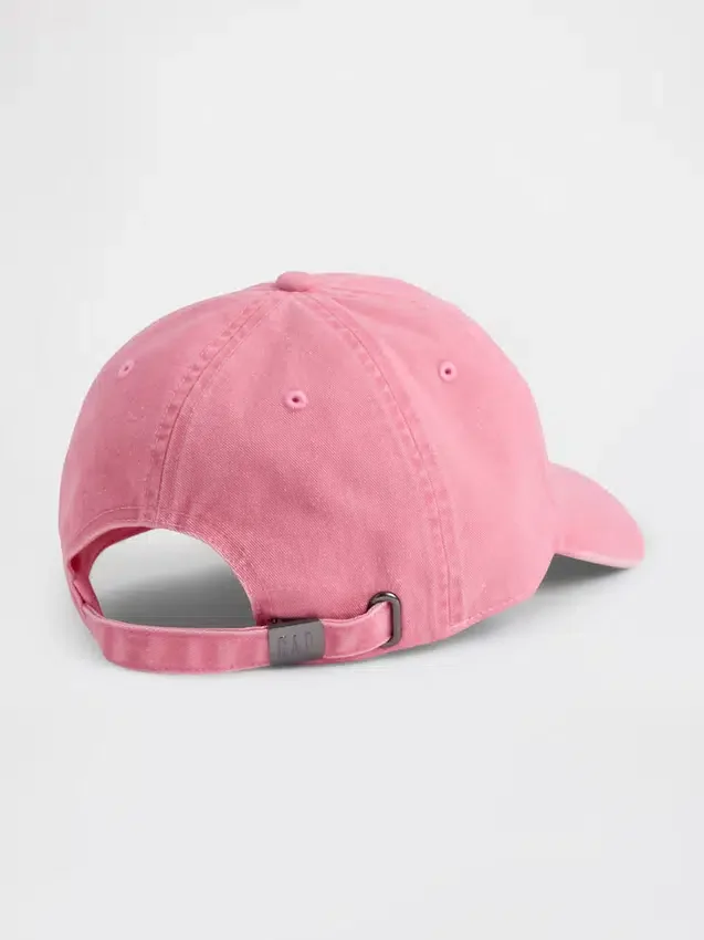 Baseballkappe mit gewaschenem Logo