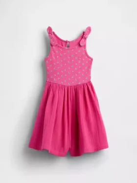 Baumwoll-Gaze-Strampler für Baby & Kleinkind