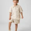 Baumwollgaze-Shorts mit Print zum Hineinschlüpfen für Baby & Kleinkind