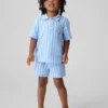 Baumwollgaze-Shorts mit Print zum Hineinschlüpfen für Baby & Kleinkind