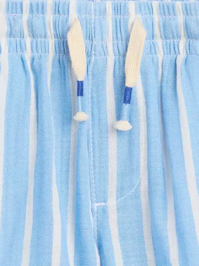 Baumwollgaze-Shorts mit Print zum Hineinschlüpfen für Baby & Kleinkind