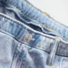 Bedruckte, weit geschnittene Jogginghose im Jeans-Look