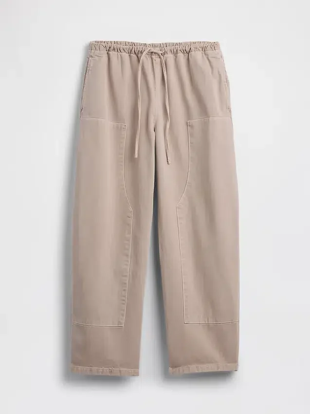 Bequeme Barrel-Hose mit doppelten Knieeinsätzen
