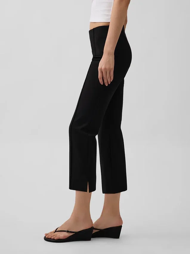 Bequeme Caprihose aus Doppelstrick