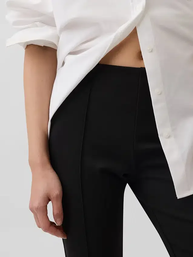 Bequeme Caprihose aus Doppelstrick