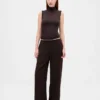 Bequeme Hose mit weitem Bein