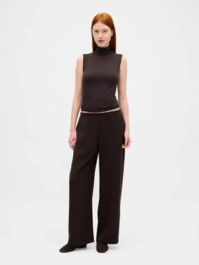 Bequeme Hose mit weitem Bein