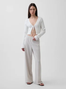 Bequeme Hose mit weitem Bein