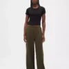 Bequeme Hose mit weitem Bein