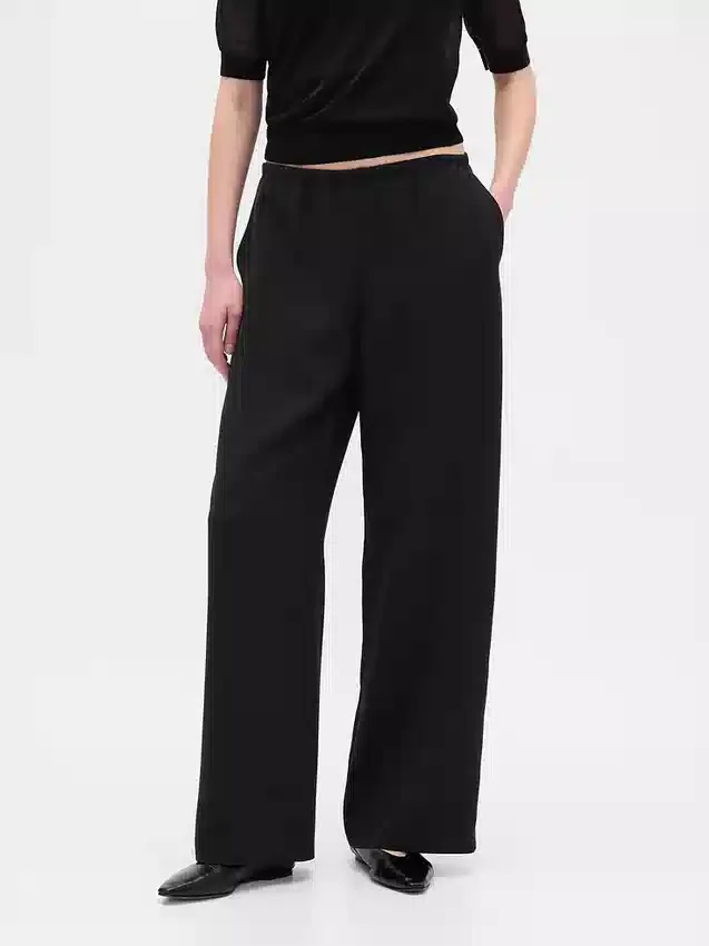 Bequeme Hose mit weitem Bein