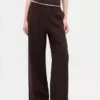 Bequeme Hose mit weitem Bein