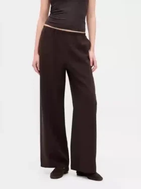 Bequeme Hose mit weitem Bein