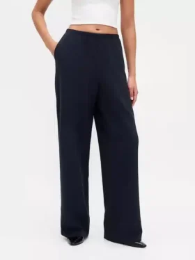 Bequeme Hose mit weitem Bein
