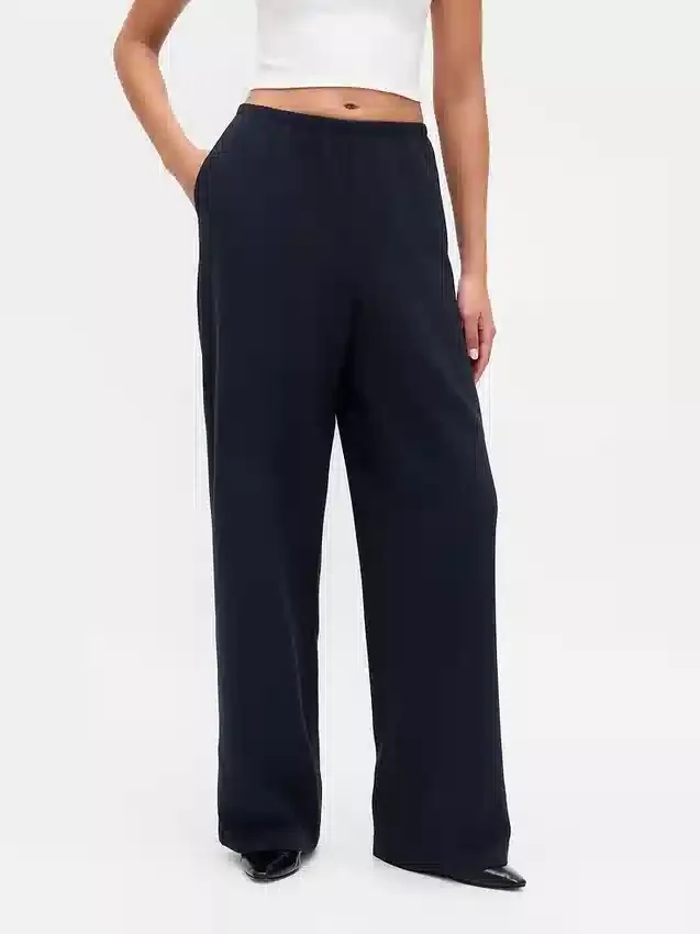 Bequeme Hose mit weitem Bein