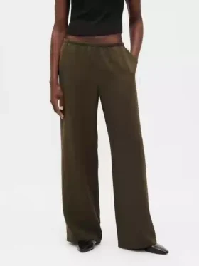 Bequeme Hose mit weitem Bein