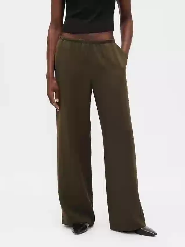 Bequeme Hose mit weitem Bein