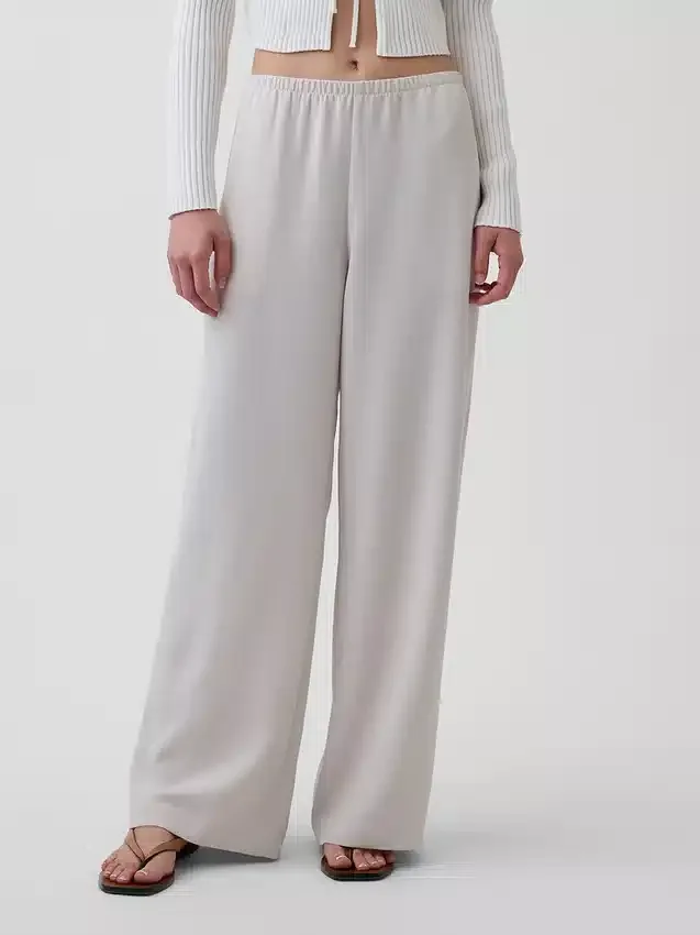 Bequeme Hose mit weitem Bein