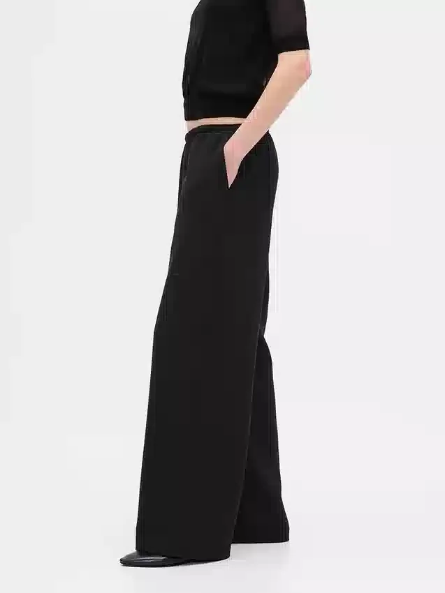 Bequeme Hose mit weitem Bein
