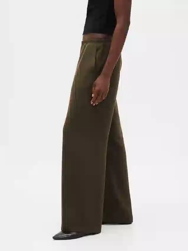 Bequeme Hose mit weitem Bein