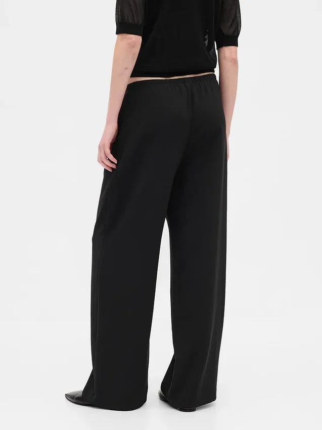 Bequeme Hose mit weitem Bein