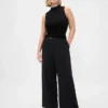 Bequeme Hose mit weitem Bein