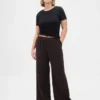 Bequeme Hose mit weitem Bein