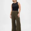 Bequeme Hose mit weitem Bein
