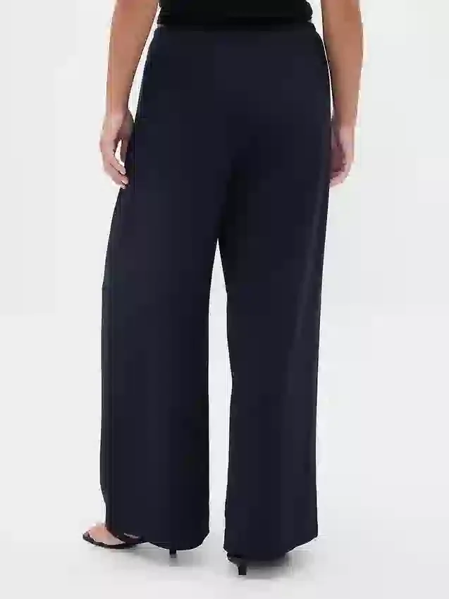 Bequeme Hose mit weitem Bein