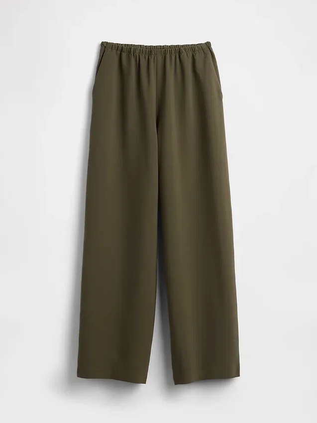 Bequeme Hose mit weitem Bein