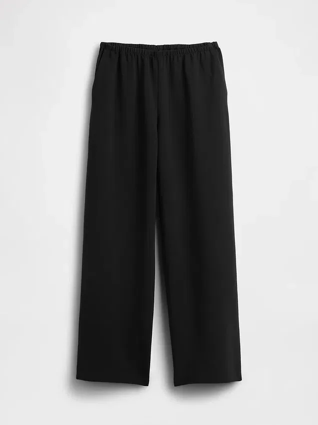 Bequeme Hose mit weitem Bein