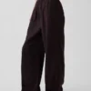 Bequeme Hose mit weitem Bein aus Leinenmischung