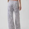 Bequeme Hose mit weitem Bein aus Leinenmischung