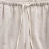 Bequeme Hose mit weitem Bein aus Leinenmischung