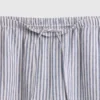 Bequeme Hose mit weitem Bein aus Leinenmischung