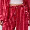 Bequeme Hose mit weitem Bein aus Leinenmischung
