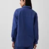 Übergroße Hemdjacke