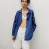 Übergroße Hemdjacke