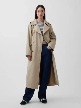 Übergroßer Trenchcoat