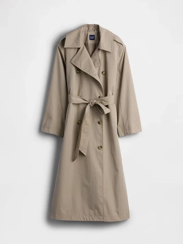 Übergroßer Trenchcoat