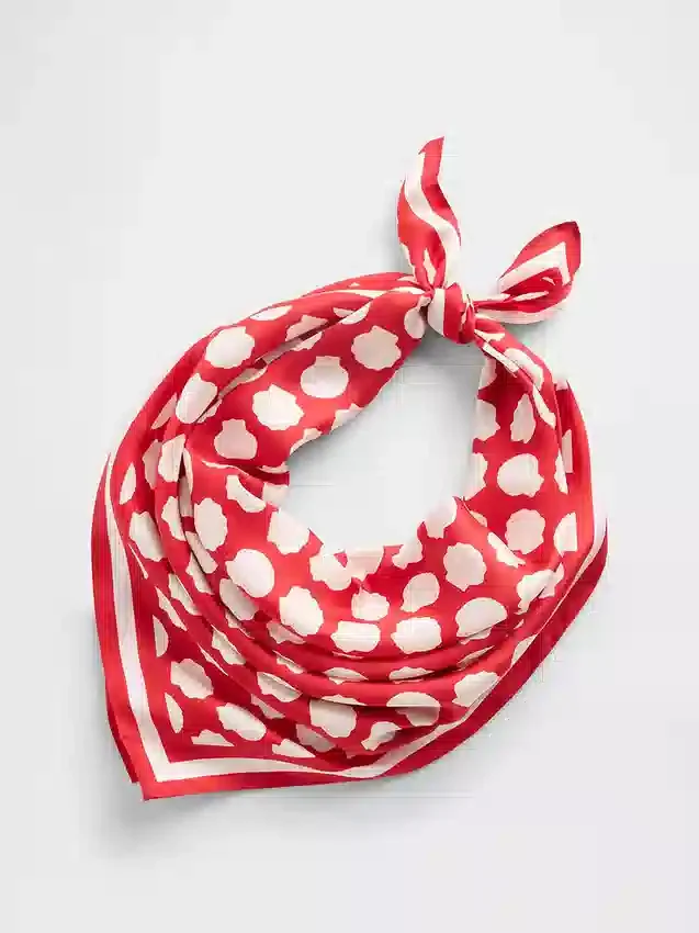 Übergroßes Bandana aus 100 % Seide