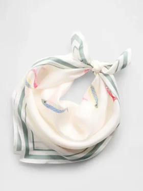 Übergroßes Bandana aus 100 % Seide