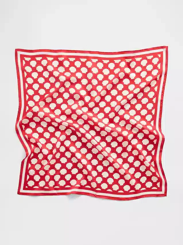 Übergroßes Bandana aus 100 % Seide