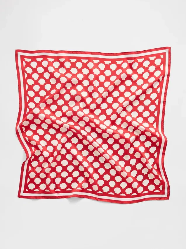 Übergroßes Bandana aus 100 % Seide