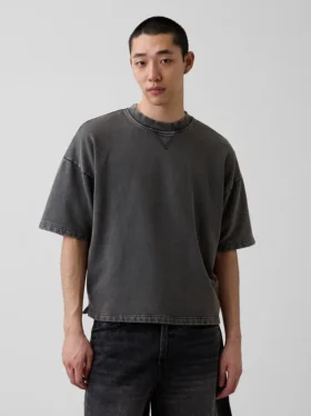 Übergroßes Sweatshirt aus schwerem French-Terry