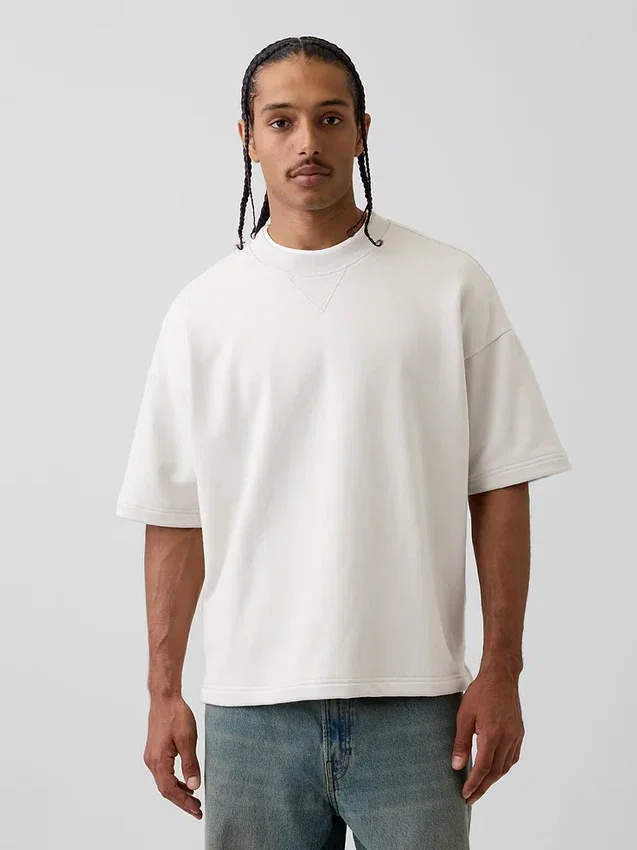 Übergroßes Sweatshirt aus schwerem French-Terry
