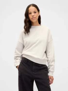 Übergroßes Sweatshirt aus schwerem French-Terry