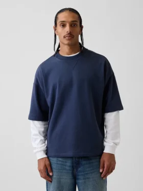 Übergroßes Sweatshirt aus schwerem French-Terry
